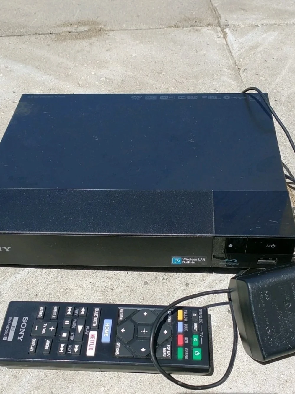 Sony Blu-ray Player with Remote - Black